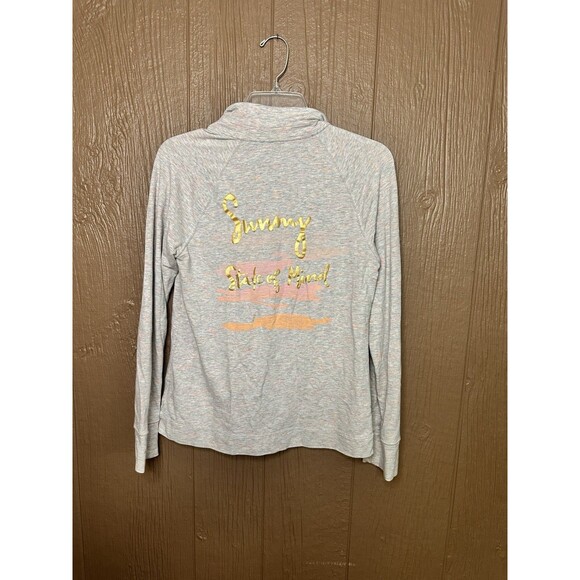 Lilly Pulitzer Women's 3/4 Zip Skipper‎ Pullover "Sunny State of Mind"  Size M - Picture 6 of 6